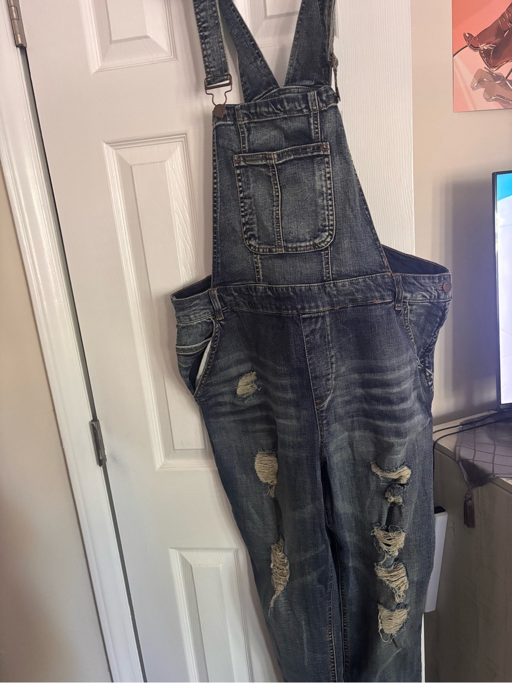 Dollhouse Blue Denim Jeans with Contrast Stitching